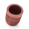 Medifier Vintage Chinese Bamboo Wood Desk Pen Pencil Cup Holder
