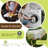 Reusable Cotton Kitchen Rolls, Pack of 10, Washable Kitchen Rolls
