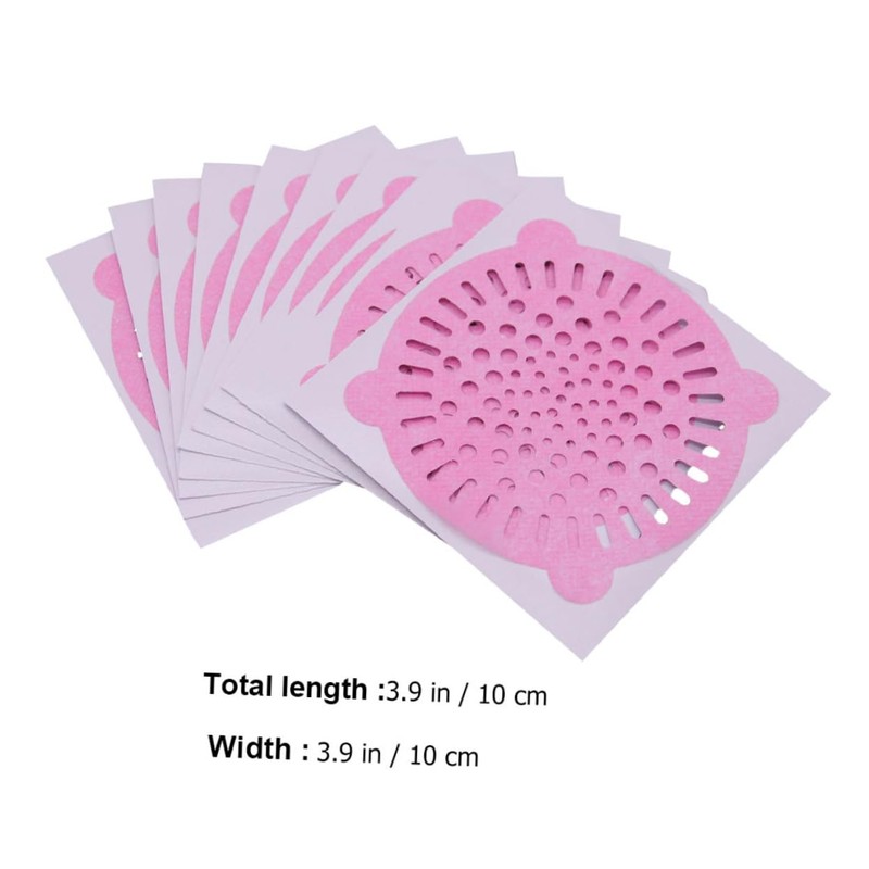 SEWACC Toilet Drain Hole Filtering Sticker Set 20pcs Anti-Blocking Hair