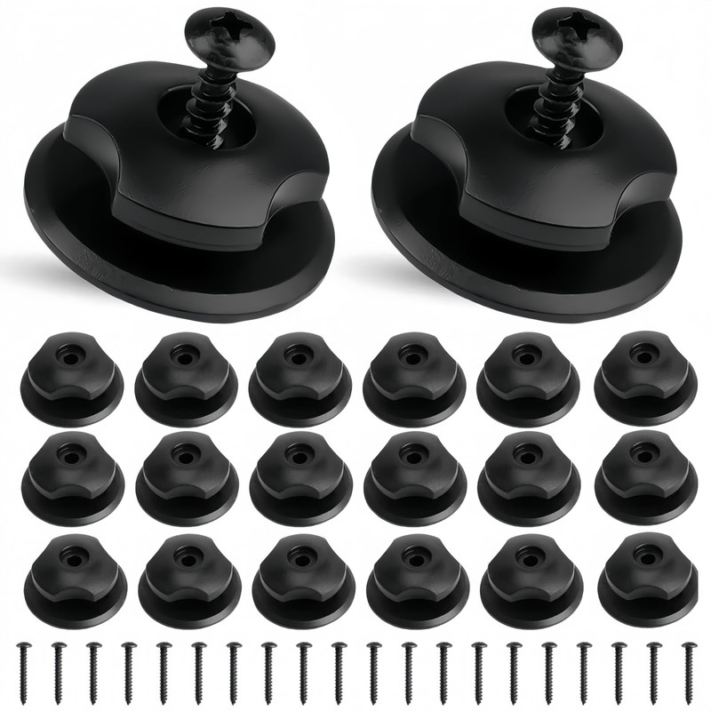 DXUANTING 20 Pcs Trailer Cover Hooks Tie Down Hooks for