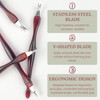 6-Piece Professional Cuticle Trimmer Set, Cuticle Pusher and Knife, Durable