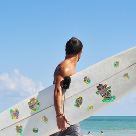 MECOLOUR Holographic Sticker Paper Printable Vinyl 50 Sheets Waterproof Sticker Paper Rainbow Vinyl Dries Quickly for Inkjet Printer