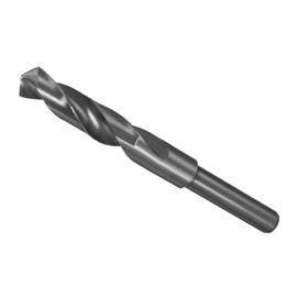 CoCud Reduced Shank Twist Drill Bit 16.5 mm Cut Edge 1/2 Inch Shank Nitride Coated High-Speed Steel 9341 Rotation Drill Bits - (Applications: for Stainless Steel Metal Wood)