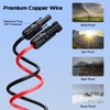Bateria Power Solar Panel Extension Cable Kit, 10AWG 100FT Solar
