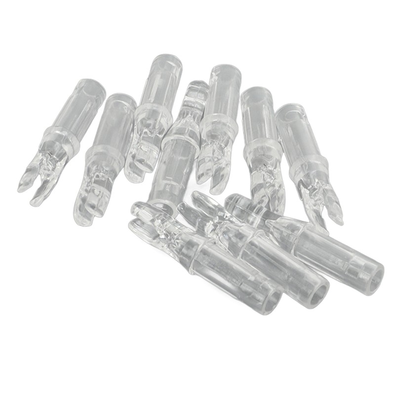 100pcs Archery Arrow Nock Durable Plastic Insert Arrow Nocks Light
