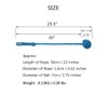 Melaluxe 2 Pack Curtain Tiebacks - Heavy Duty Curtain Rope