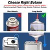 Kantion 4 Jet Flame Torch Cigar Lighter - Refillable Butane,