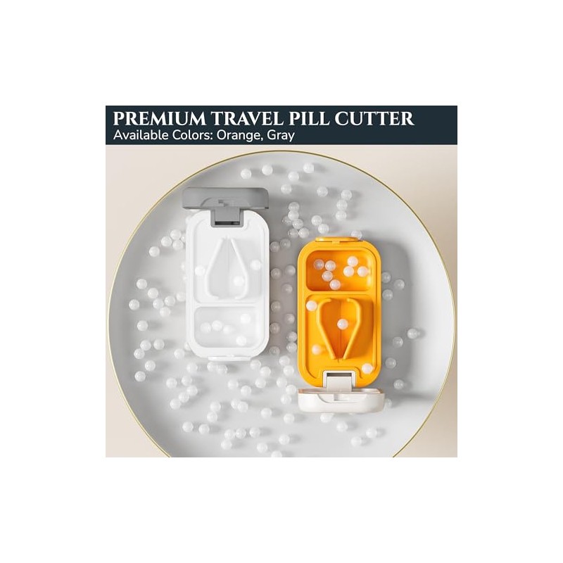 Professional Pill Cutter for Small & Large Pills - Cutting