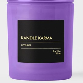 Kandle Karma Lavender Scented Soy Wax Candle (700g/25oz)