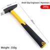 BJDSI 200g Engineers' Hammers,Blacksmith Hammer with Shock Reduction Grip,Professional Forging