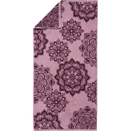 Erwin Müller Bühl Bath Towel Pack of 2 Walk-Terry Berry Size 70 x 140 cm