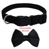 WDPAWS Dog Collar with Bowtie Soft Velvet Material with Quick