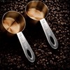 2Pcs Coffee Scoop 1/8 Cup Measuring Scoops Stainless Steel Coffee