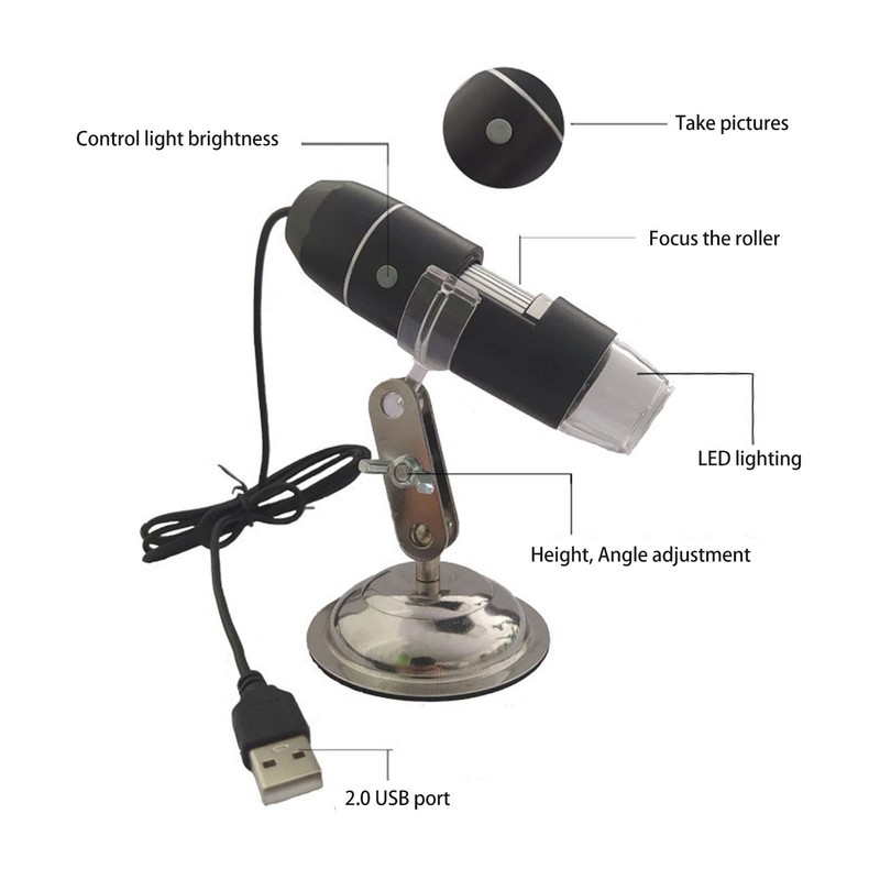 Skin Diagnosis Hair Analyzer, USB Digital Microscope DSP Handheld Skin