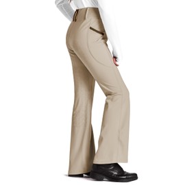 FitsT4 Sports Girl's Full Seat Horse Riding Pants Bootcut Riding Tights Kids Equestrian Breeches with Pockets Khaki XL