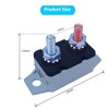 Tiwerlfe 40 Amp Circuit Breaker Waterproof Inline Fuse Inverter for
