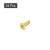 sourcing map Flat Head Screws M2.5 - 0.45 x 8