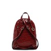 Tamaris Diana City Backpack 28 cm, Red crocodile