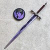 COSWOR 46.5" Anime Stainless Steel Demon King Baran's Long Sword