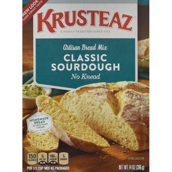 Krusteaz Mix Bread Sourdough 14 Ounce (2 Pack)