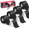 4 Rolls Kinesiology Tape, Athletic Tape Elastic Waterproof Sports Tape