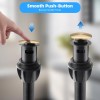 Hibbent Push and Seal Pop Up Drain Stopper with Overflow