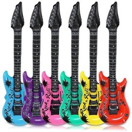 S / O Guitars Pack of 100 CM in 6 Colours-Inflatable Air Guitar Air Guitar (0355)