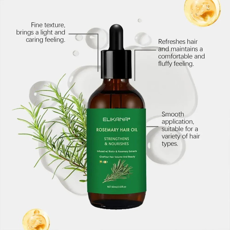 Aceite Capilar De Romero Elikana 2 Piezas 60ml