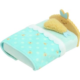 San-X Sumikko Gurashi Tenori Plush Aji Furai Tail Bed MO22201 H 6 x W9 D 11.5 cm