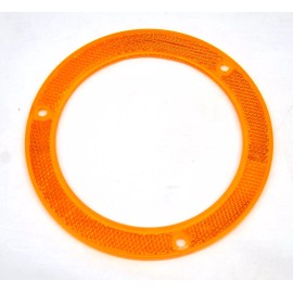 Grand General (GG) Reflector Ring for 4" Round Light Amber Acrylic 5/8" W w/Hardware GG#81630 Each