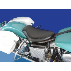 Corbin Gentry by V-Twin Harley Solo Seat Black Vinyl FX FL Panhead Shovelhead 1965-84 V-Twin 47-0599  CE