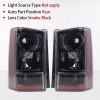 Mayello Black Clear Tail Lights Rear Brake Lamps For 2009-2015