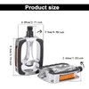 TIANLIN 1 Pair Bicycle Pedals Non-Slip Bicycle Pedals Aluminium Alloy