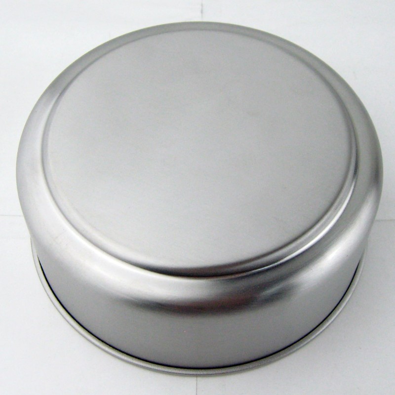 Nagao Storage Container, 3.9 inches (10 cm), Round, Stainless Steel,