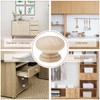 Furniture Knobs Wooden Universal 12 Pieces Wooden Handles for Cupboards