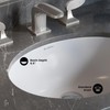 Monaco 18" Oval Under-Mount Bathroom Sink