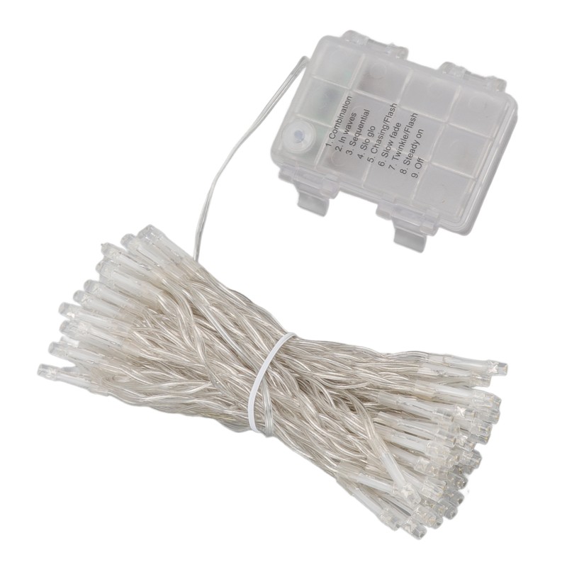 LED String Lights Dimmable Timing Battery Remote Control String Lights
