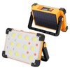 100w LED Work Lights Solar USB Rechargeable 4 Light Modes