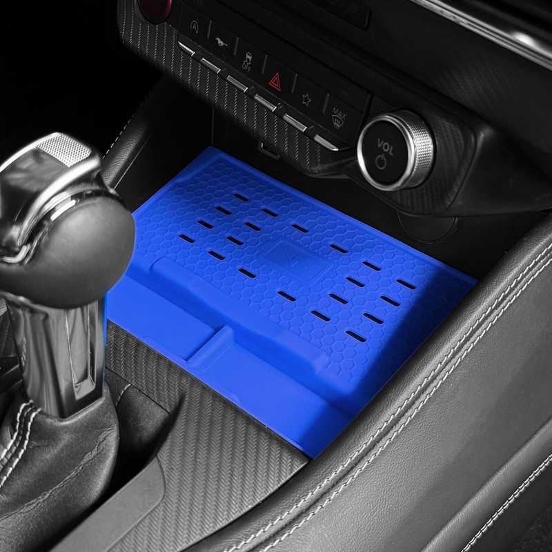 FDAIUN Wireless Charging Protective Pad for Ford Mustang 2024-2025 Silicone