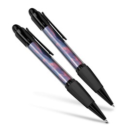 Destination Vinyl ltd Beautiful and comfortable Set of 2 Matching Pens - Alien Spacecraft Space Sci-Fi #8129