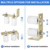 uxcell 2Set Slide Gate Guide Roller, 2" Dia x 2-3/4"