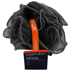 Clean Logic Purifying Charcoal Mesh Bath Sponge (2 Pack)2