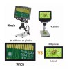 Fnbrli Microscopio Electrónico Académico Con Pantalla Lcd Hd 1600x
