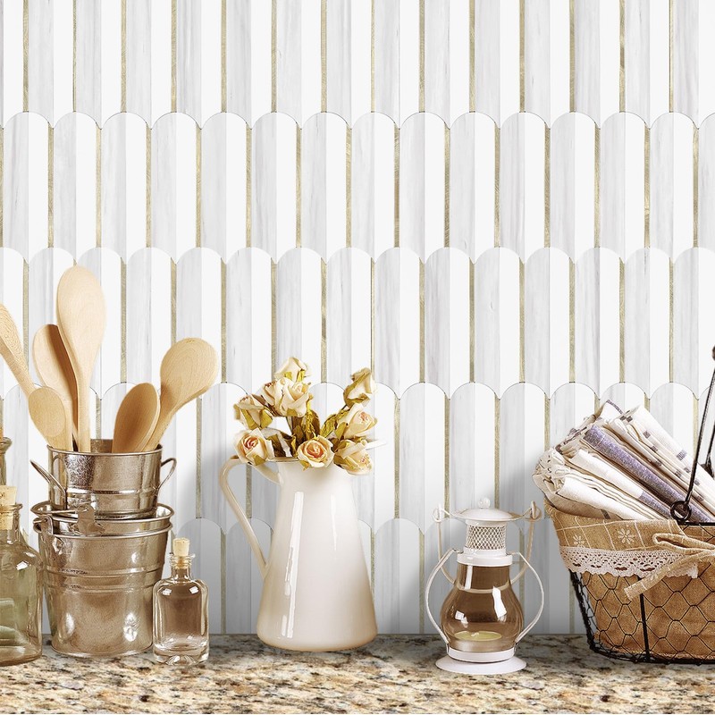 Vamos Tile Peel and Stick Backsplash Seamless Tile,10-Sheet Stick on