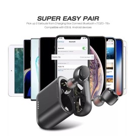 TOZO T6 True Wireless Earbuds Bluetooth Headphones Touch Control NEW SEALED