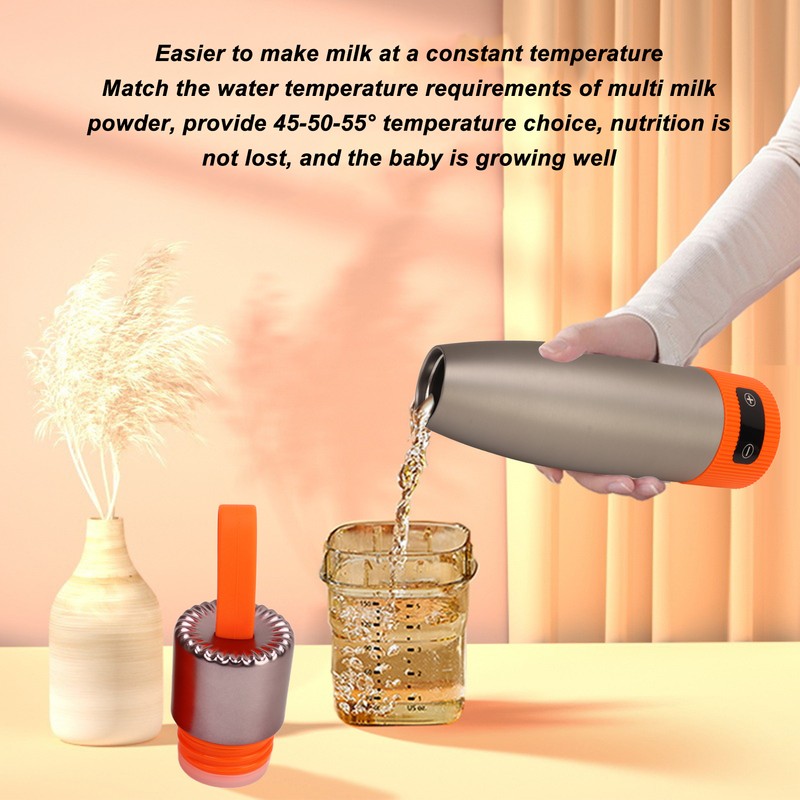 350ml Thermostatic Bottle Warmer Stainless Steel Insulated Water Cup Bottle