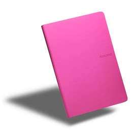 Zequenz Notebook - The Color A5-14.8 x 21.0 cm, Dots, Magenta, 100 Sheets, 80 gsm, Cream Paper, 360° Flat, Filler-Friendly, Soft Cover