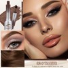 Eyebrow Brush, Liquid Eyebrow Pencil, Waterproof Eyebrow Gel, Multifunctional Angled