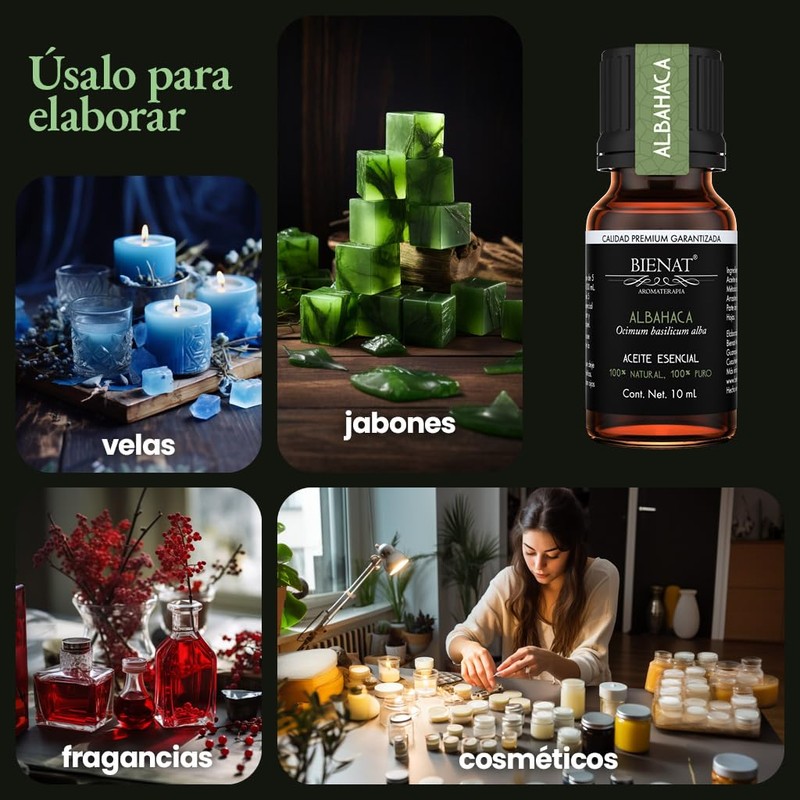 BIENAT AROMATERAPIA Aceite Esencial de Tomillo 10mL