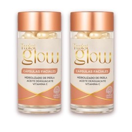 2x1 Cápsulas Faciales Twist-Off con Hidrolizado de Perla, Aceite de Aguacate y Vitamina C, 60 Cápsulas c/u, Sérum Nutritivo Antioxidante para Hidratación y Luminosidad